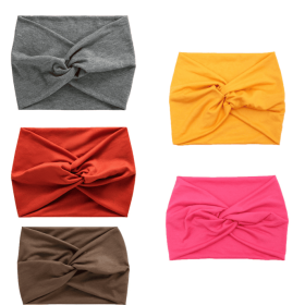 5 Packs Headbands For Women, Fashionable Sports Hairbands, Yoga Elastic Hair Bands Workout Running (Option: Style1)