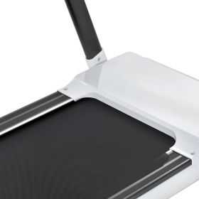 Portable Compact Treadmill;Electric Motorized 3.5HP;14KM/H;Medium Running Machine Motorised Gym 330lbs;Foldable for Home Gym Fitness Workout Jogg (Color: as Pic)