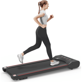 Under Desk Treadmill Machine 300 LB Capacity Walking Pad for Home Office (Color: as Pic)